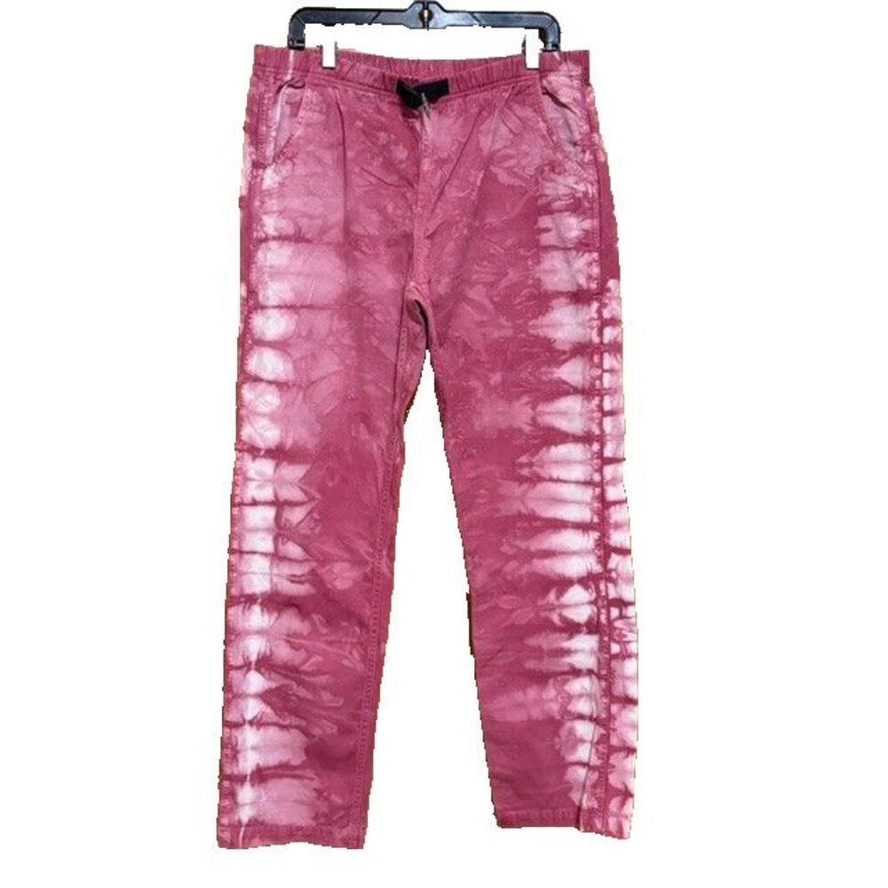 Gramicci Mens Pink Tie Dye Vintage G Series Climbing Pants M 33L Gorpcore
